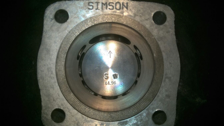 SSW Tuning Zylinder 60ccm 4 Kanal mit 1Ring Kolben passend für Simson S51  SR50 KR51/2 